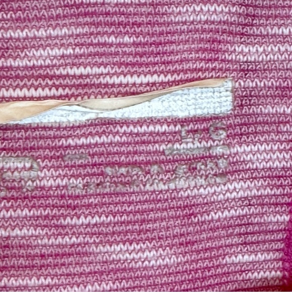 Marmot Base Layer Tech Heathered Pink Long Sleeve Tee Sz Large Space Dye - Picture 7 of 10